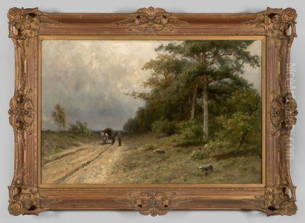 Landschap met paard en wagen - view 1