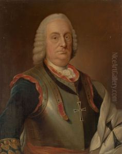 Portret van Frans Steven Carel van Randwijck by August Christian Hauck