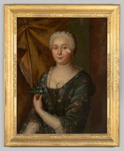 Portret van Catharina Mauritz by Willem Hengst