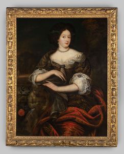 Portret van een vrouw by Geldersch Landschap en Kasteelen