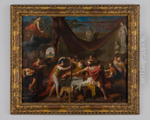 De herkenning van Theseus - view 1