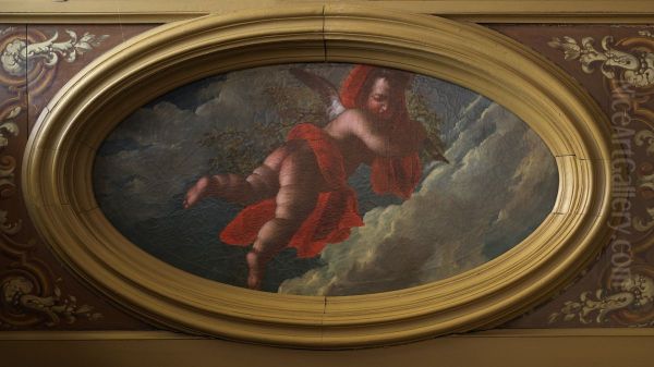 Putto met attributen van de winter - view 1