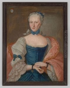 Portret van Cornelia Simona van Doetinchem by J.L.P. Marquart