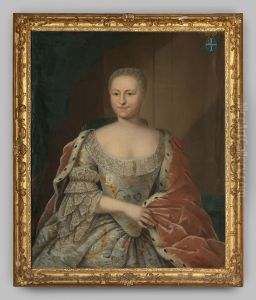 Portret van Luthera Anna Agatha van der Capellen by Arnold Kaldenbach