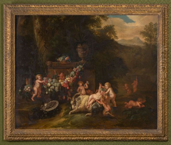 Bacchanaal met putti - view 1