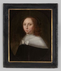Portret van Ermgard Elisabeth van Dorth by Theodor van Loonen