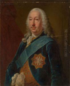 Portret van Steven des H.R. Rijksgraaf van Randwijck by Johann Valentin Tischbein