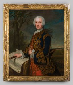 Portrait of Hobbe Esaias van Aylva (1696-1772) by Jean Fournier