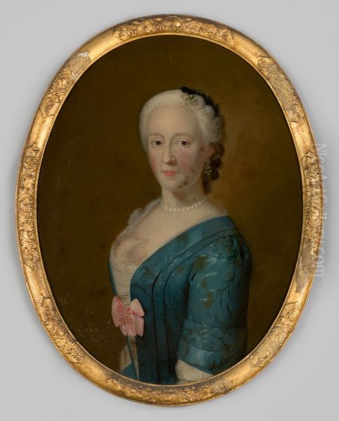 Portrait of a woman, probably Agatha Wilhelmina van Aylva (1690-1763) - view 1