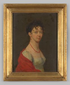 Portret van Gijsberta Maria Carolina barones van Spaen vrouwe van Rosande