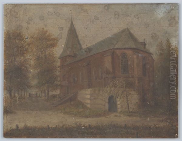 Gezicht op een kerk - view 1