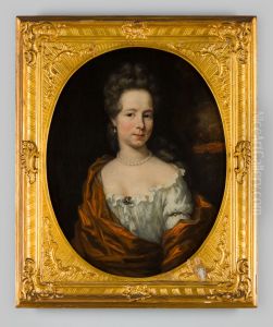 Portret van Catharina Pels by Johann Friedrich Bodecker