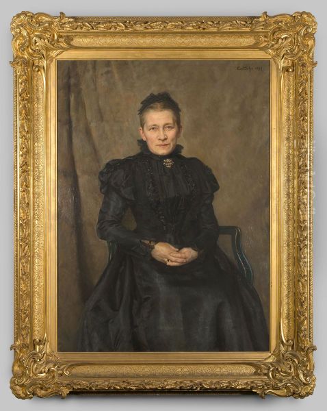 Portrait of Emma Elisabeth Stein (1838-?) - view 1