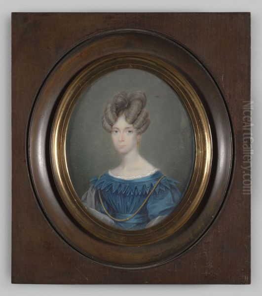 Portretminiatuur van Arnoldina Wilhelmina Cornelia barones van Pallandt - view 1