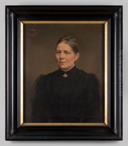 Portrait of Maria Elisabeth Oliviera Wilhelmina van Dorth tot Medler (1834-1893) by Heinrich Windhausen