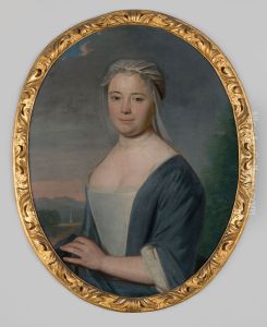 Portret van Johanna Carolina Klein by Gerrit Alberts