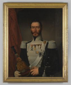 Portret van Franciscus Antonius Joseph Carel baron van Voorst tot Voorst