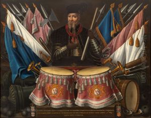 Portret van Marten van Rossem Portret van Marten van Rossem