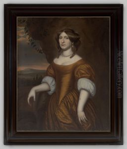 Portrait of an unknown woman by Geldersch Landschap en Kasteelen