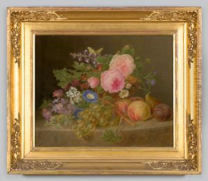 Bloemstilleven met fruit Bloemstilleven met fruit