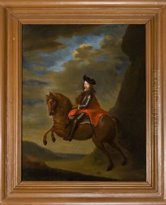 Ruiterportret van Marten Albert van Isendoorn a Blois