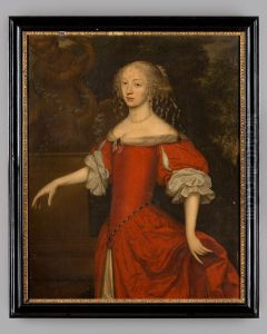 Portret van Anna Maria Dorothea van der Borch