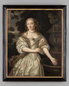 Portret van Sophia Amalia van Nassau Siegen Portret van Sophia Amalia van Nassau Siegen