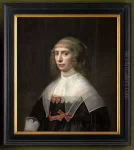 Portret van een onbekende vrouw by Michiel Jansz. van Mierevelt