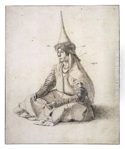 A Turkish woman by Gentile Bellini