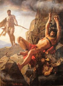 Prometheus' Liberation, the painting was lost. The painting was recovered on the 20th Jan 2023.