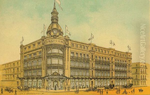Palacio de Hierro in 1908 - view 1