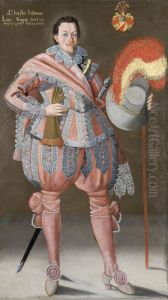 Portratt, man by Georg Gunther Kraill