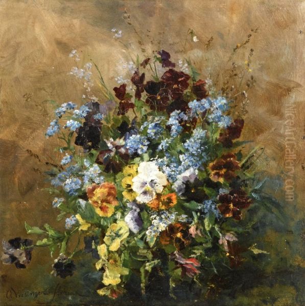 Still Life with Pansies - view 1