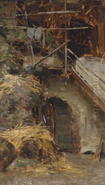 Studie zu einem Stallinterieur - view 1