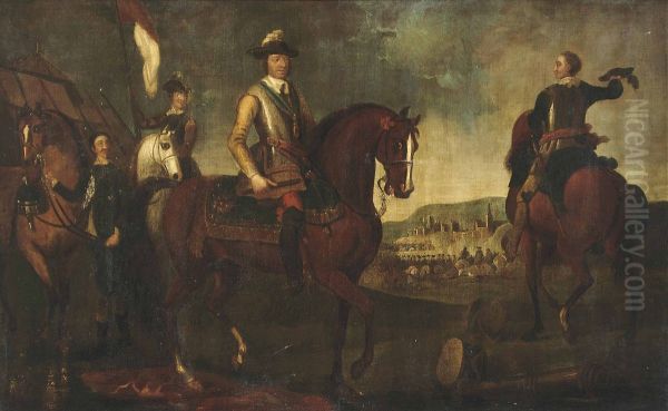 Oliver Cromwell at the Battle of Worcester - view 1