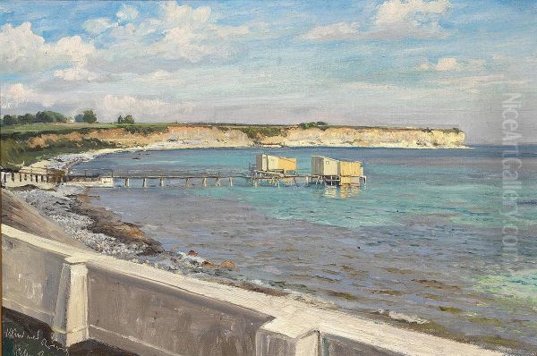 A bathing jetty at Rodvig. - view 1