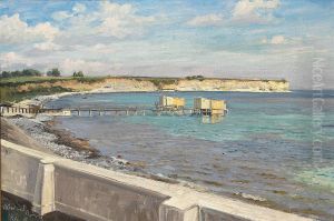 A bathing jetty at Rodvig.
