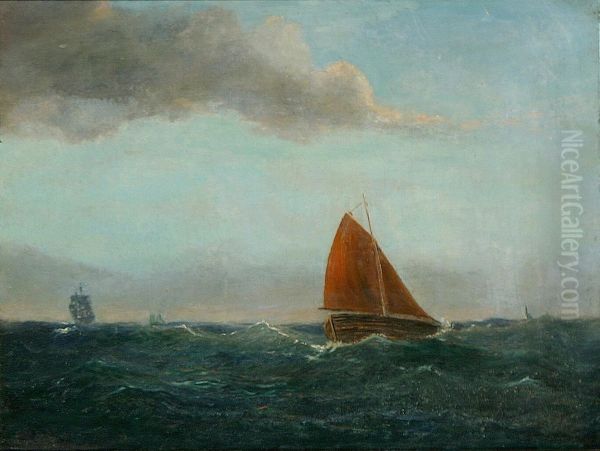 A sailboat at sea. - view 1