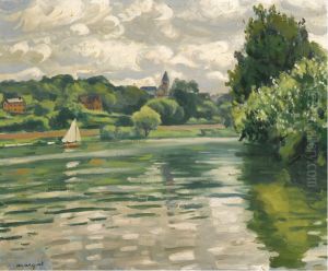 VOILE SUR LA SEINE by Albert Marquet