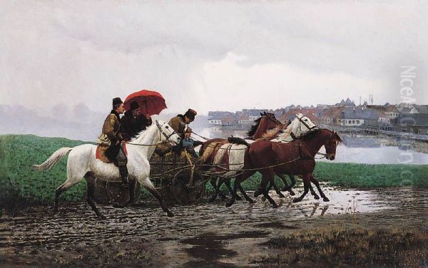 Riding in the Rain - view 1