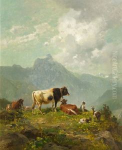 Hirtenjunge in den Bergen Hirtenjunge in den Bergen