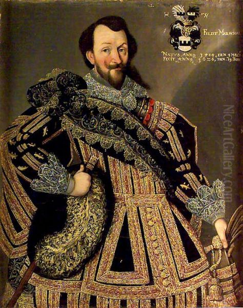 Portratt av Faltmarskalken Herman Wrangel, 1584-1643. - view 1