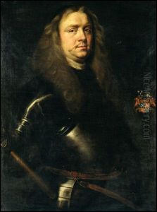 Portratt av Riksviceamiralen greve Nils Nilsson Brahe, 1633-1699. by Abraham Wuchters