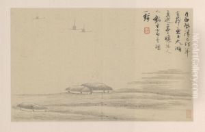 <<gong xian shan shui ce>> by Gong Xian