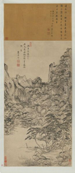 <<wang yuan qi fang shan qiao shan shui zhou>> - view 1