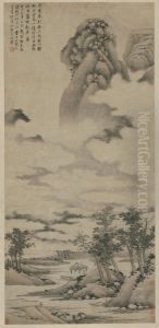 <<chen zhou yun shan tu zhou>> by Shen Zhou