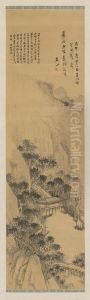 <<fu shan jiang shen cao ge tu zhou>> by Fu Shan