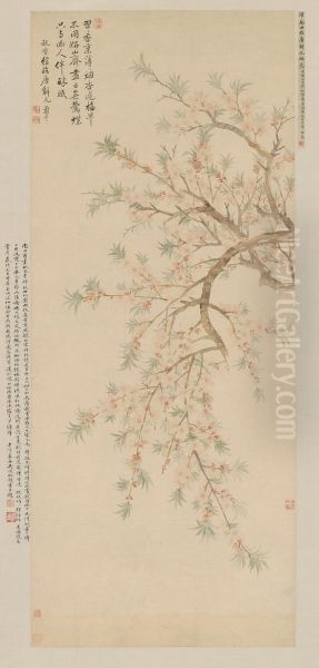 <<yun shou ping tao hua tu zhou>> - view 1