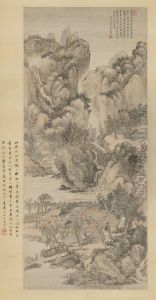 <<wang hui fang wang shu ming qiu shan cao tang tu zhou>> by Wang Hui