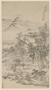 <<wang hui xi tang shi si tu zhou>> by Wang Hui
